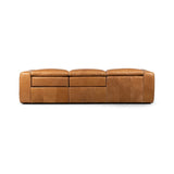 Radley Power Recliner 3-Piece Sectional W/ Chaise - Butterscotch