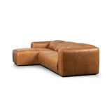 Radley Power Recliner 3-Piece Sectional W/ Chaise - Butterscotch