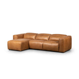 Radley Power Recliner 3-Piece Sectional W/ Chaise - Butterscotch
