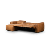 Radley Power Recliner 3-Piece Sectional W/ Chaise - Butterscotch