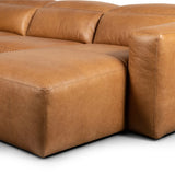 Radley Power Recliner 3-Piece Sectional W/ Chaise - Butterscotch