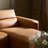 Radley Power Recliner 3-Piece Sectional W/ Chaise - Butterscotch