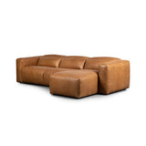 Radley Power Recliner 3-Piece Sectional W/ Chaise - Butterscotch