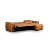 Radley Power Recliner 3-Piece Sectional W/ Chaise - Butterscotch