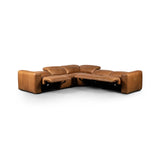 Radley Power Recliner 5-Piece Sectional - Butterscotch