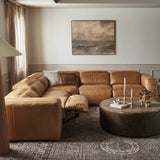 Radley Power Recliner 5-Piece Sectional - Butterscotch