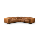 Radley Power Recliner 5-Piece Sectional - Butterscotch