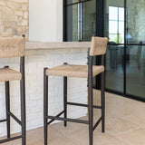 Lomas Outdoor Metal Bar + Counter Stool