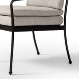 Tally Outdoor Dining Armchair - Ecru