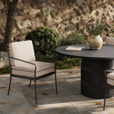 Tally Outdoor Dining Armchair - Ecru
