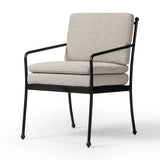 Tally Outdoor Dining Armchair - Ecru