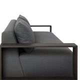 Branford Outdoor Metal Sofa - 106"
