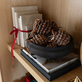 Pinecone Ornament with Ribbon