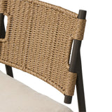 Miller Outdoor Woven Bar + Counter Stool