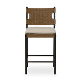 Miller Outdoor Woven Bar + Counter Stool
