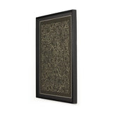 Cream On Black Glimmer Wall Art by Laurel-Dawn Latshaw
