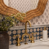 Modern English Country Bridge Bathroom Faucet