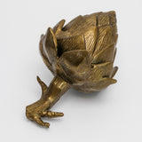 Antique Gold Metal Artichoke