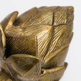 Antique Gold Metal Artichoke
