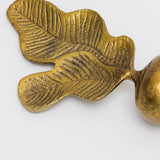 Antique Gold Metal Radish