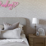 Mina Ruffle Platform Bed - California King