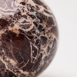 Odessa Red Levanto Marble Tabletop Sphere