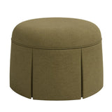 Ely Skirted Ottoman