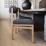 Roundhill Linen Textured Dining Chair - Set of 2