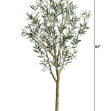 7' Artificial Greco Olive Tree