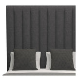 Moyra 87" Vertical Channel Tufted Bed