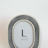 Russo Oval Etched Frame - 2 Sizes