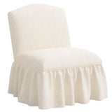 Ashburn Ruffle Slipper Chair