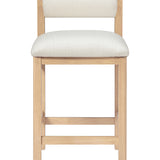 Roundhill Linen Textured Counter Stool