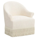 Cecile Fringe Swivel Chair