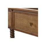 Twist Cane Solid Wood Desk