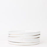 Sonnet Dinner Plate - Matte White/Glossy White - Set of 6