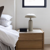 Rochelle Ribbed Marble Box - Black