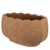 Sophia Terracotta Scalloped Planter