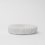 Blossom Scallop Dish - White