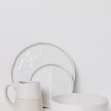 Sonnet Stoneware Coffee Mug - Matte White/ Glossy White - Set of 4