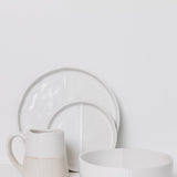 Sonnet Dinner Plate - Matte White/Glossy White - Set of 6