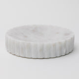 Blossom Scallop Dish - White