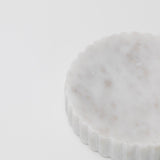 Blossom Scallop Dish - White