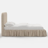 Mina Ruffle Platform Bed - Full