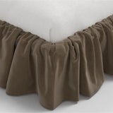 Mina Ruffle Platform Bed - California King
