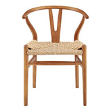 Evelina Outdoor Side Chair - Golden Ash/Natural - Set of 2