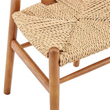 Evelina Outdoor Side Chair - Golden Ash/Natural - Set of 2