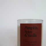 Pumpkin Spice and Vanilla Candle