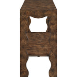 Vassa Burl Console Table