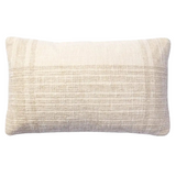 Misha Lumbar Pillow - Beige - 13"x21"